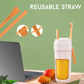Portable Blender + Reusable Straw