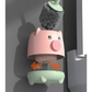 Cute Pig Toilet Brush Wall Hanging