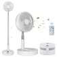 Ventilateur rechargeable pliable avec télécommande