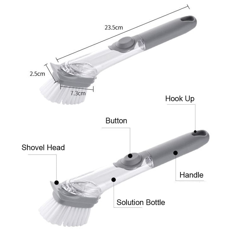 Fillable Cleaning Brush