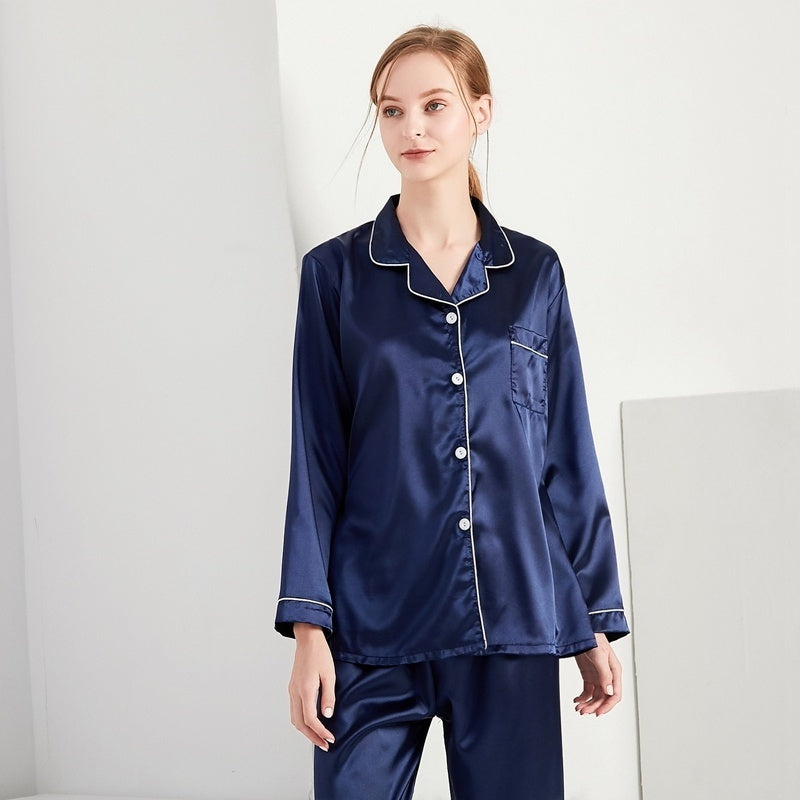 Ensemble pyjama long en satin